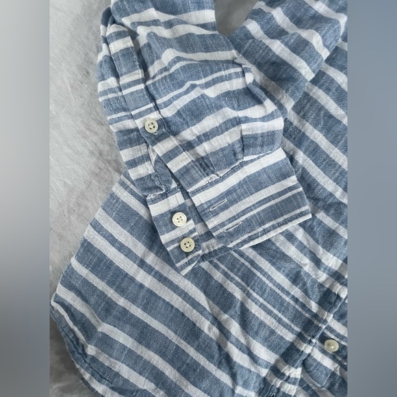 Jcrew chambray striped button up - Picture 6 of 13